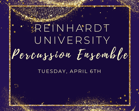 Reinhardt University Percussion Ensemble Spring Concert